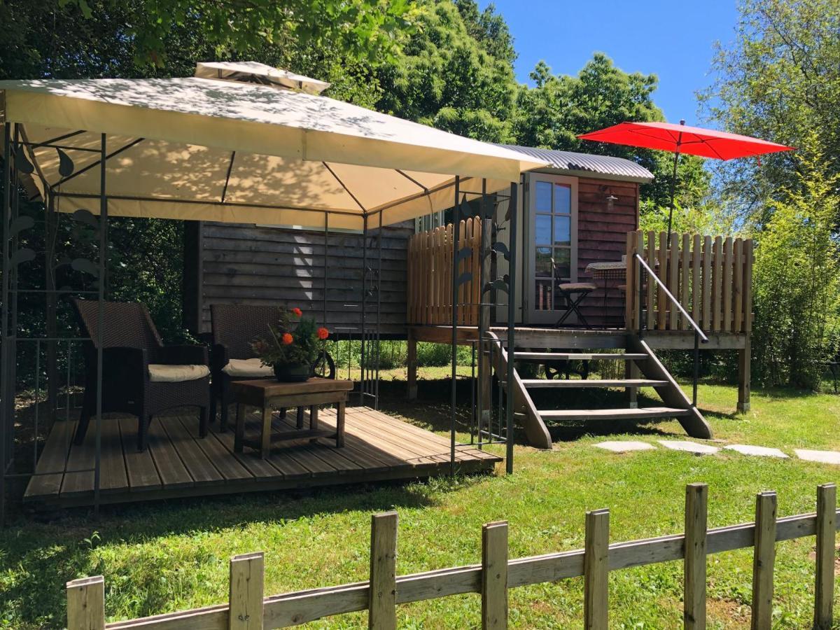 Vila The Dordogne Huts With Private Pool And Jacuzzi Payzac  Exteriér fotografie